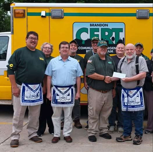 Roosevelt Lodge members and CERT volunteers in the thank-you profile photo