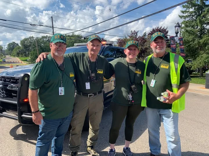 Four CERT volunteers together at Septemberfest